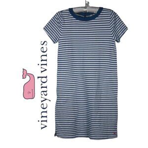 Vineyard Vines Crewneck Striped Short Sleeve Dress Size XL (16)